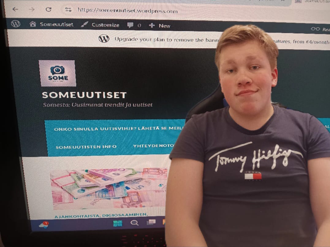 Matias Someuutisten edessä